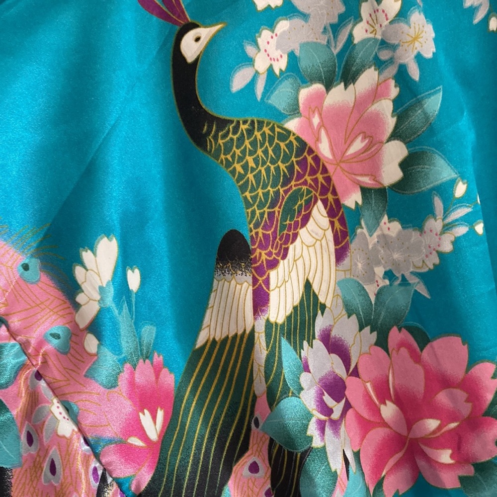Blue Dressing Robe - Picture 3 of 5